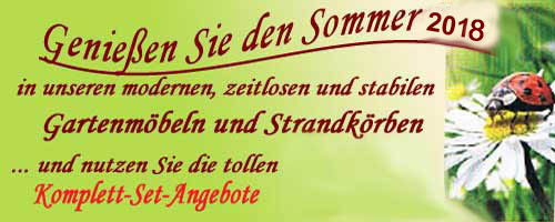 Angebote-Gartenmöbel / Fachgeschäft Großmann / Strandkörbe Höxter